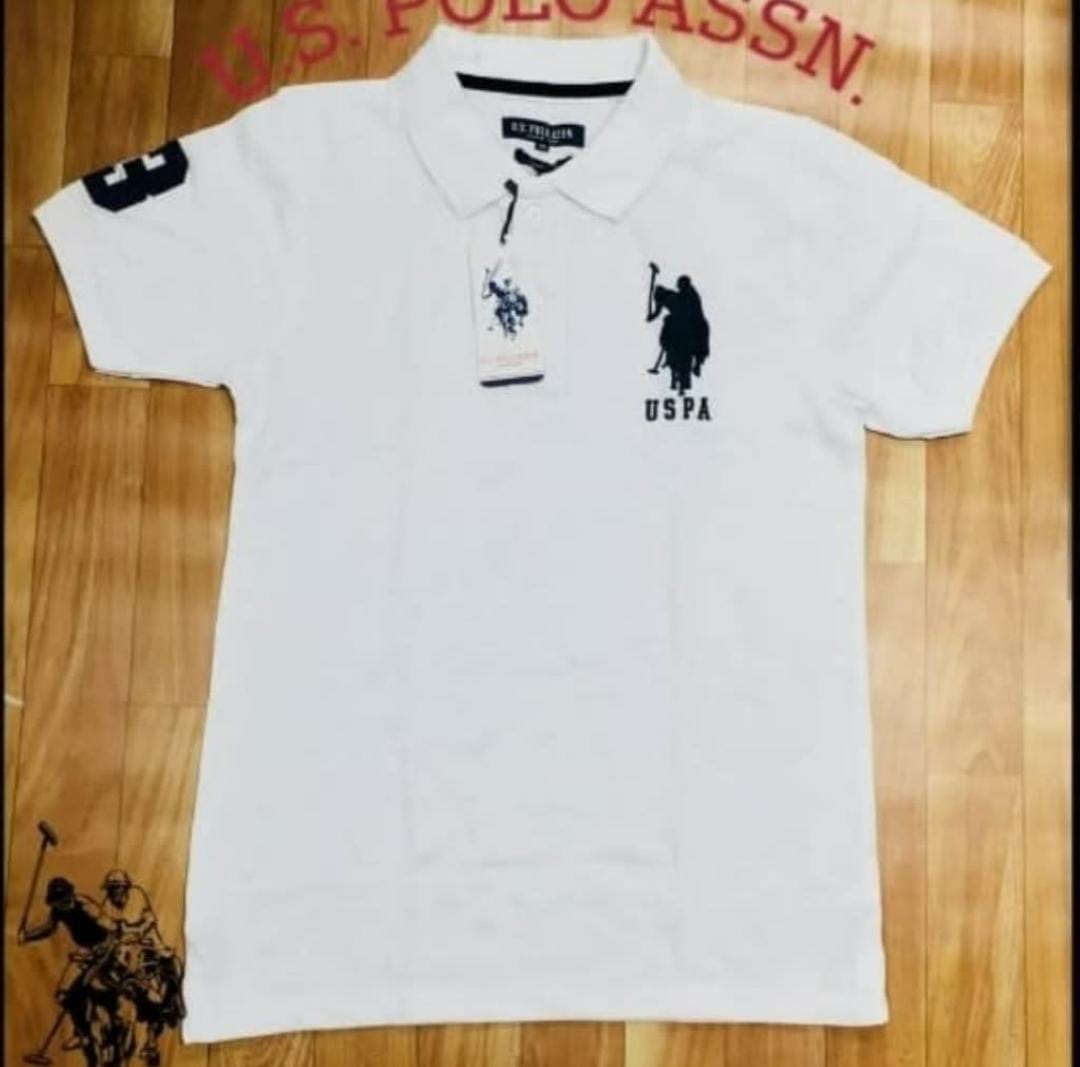 U.S.P Half Sleeve plain Polo T-shirt