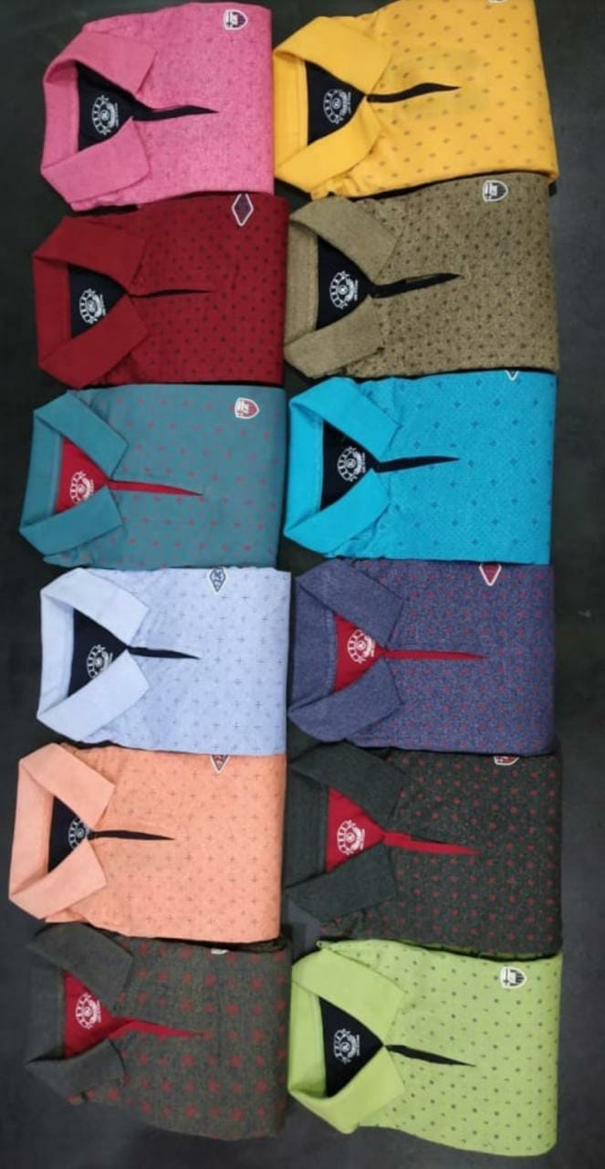 Original Zova (evo) half sleeve polo neck printed T-shirt
