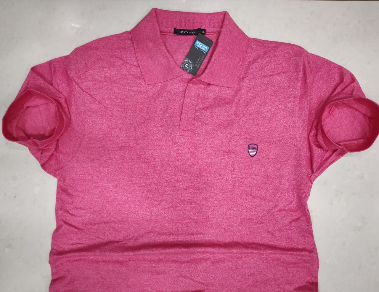 Original Zova (evo) Half Sleeve polo neck plain T-shirt