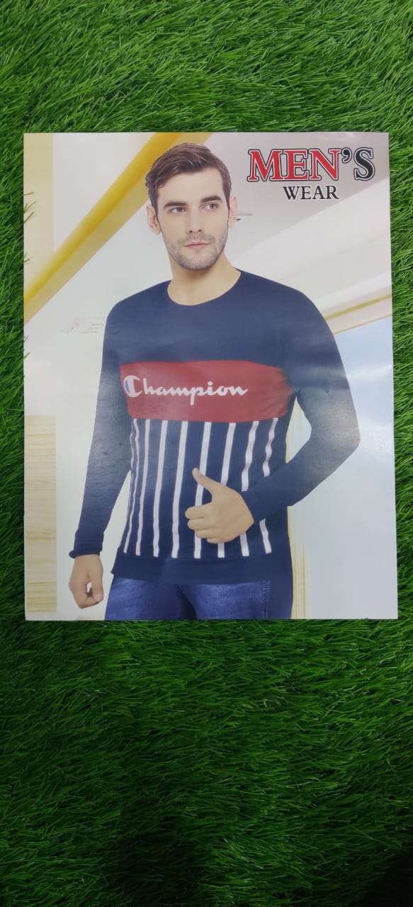 Brand Logo Print Full Sleeve Selfie T-shirt