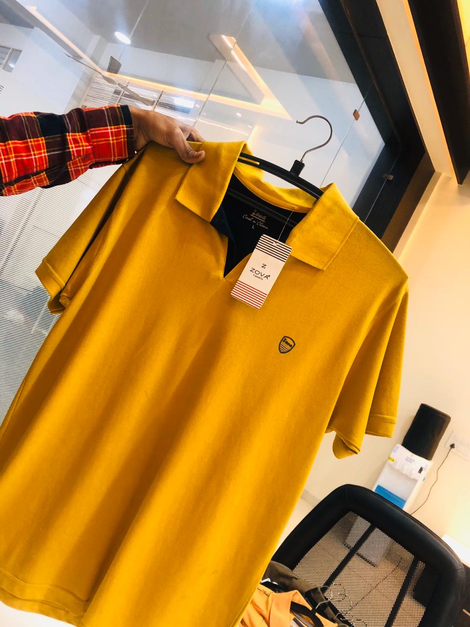 Original Zova (evo) plain polo bottle packing T-shirt