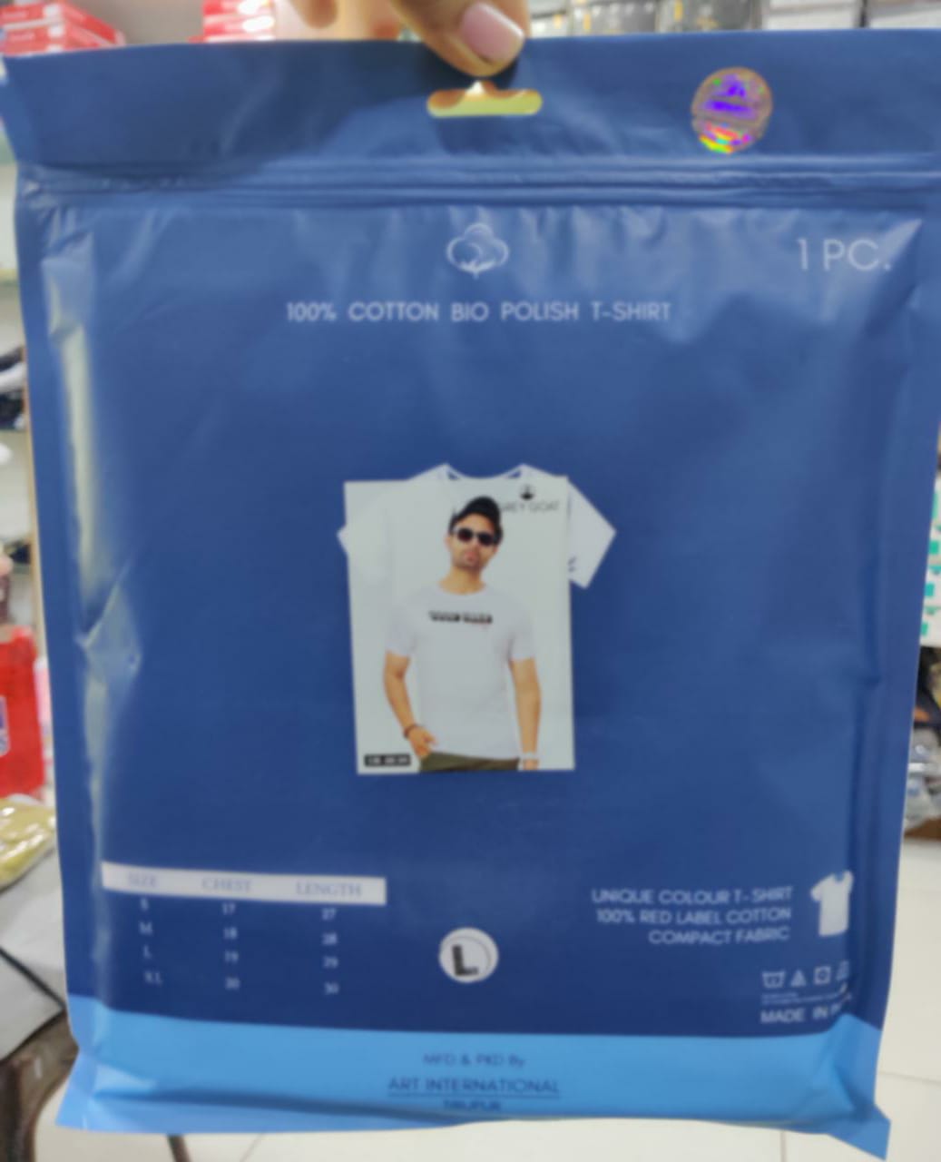Gray got Message Print T-shirt