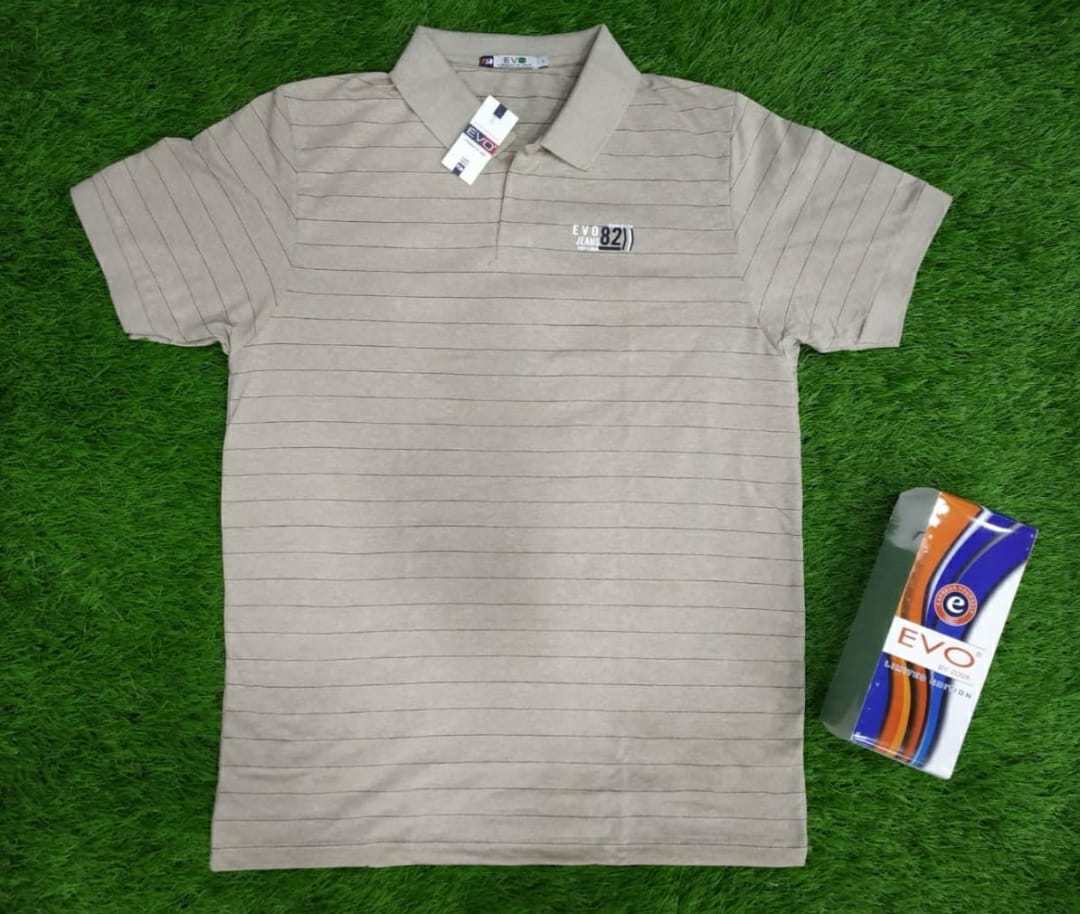 Original Zova (evo) polo neck stripe T-shirt