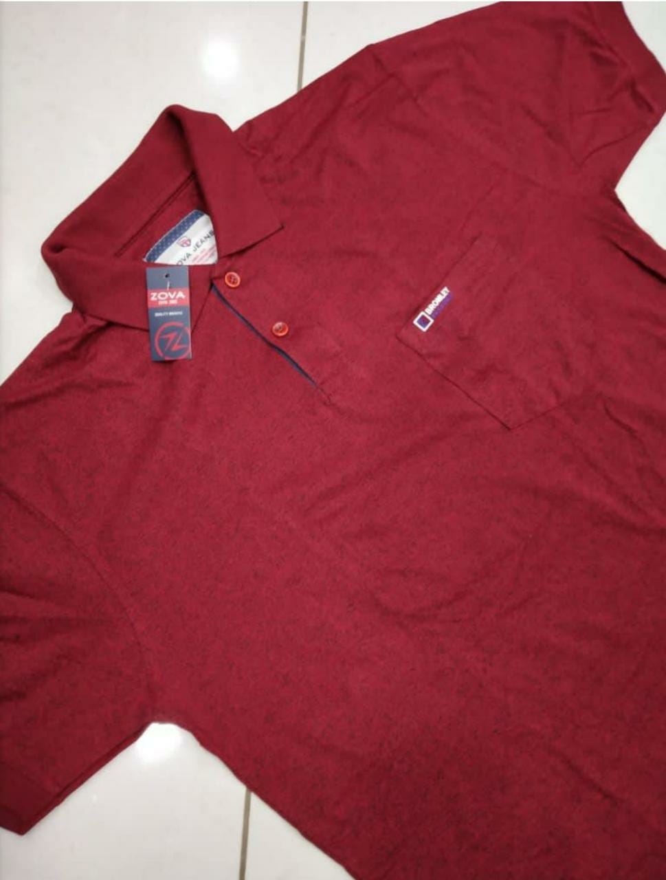 Original Zova (evo) polo neck with pocket T-shirt