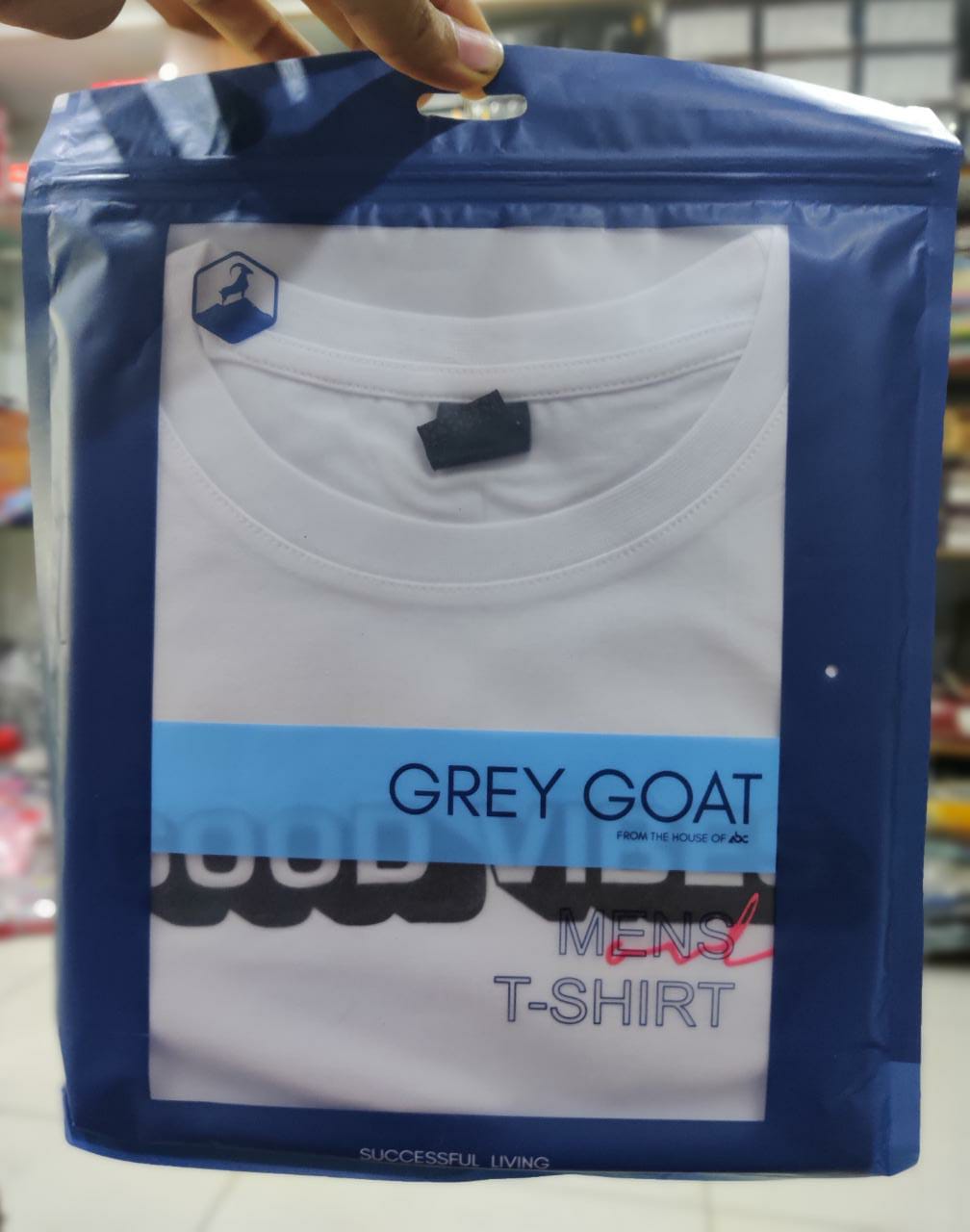 Gray got Message Print T-shirt