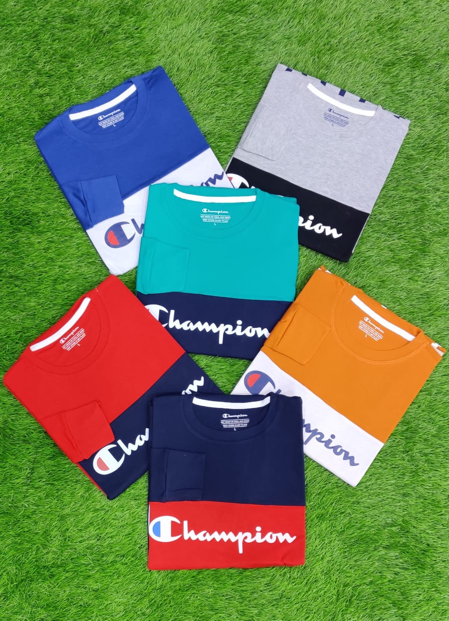 Brand Logo Print Full Sleeve Selfie T-shirt