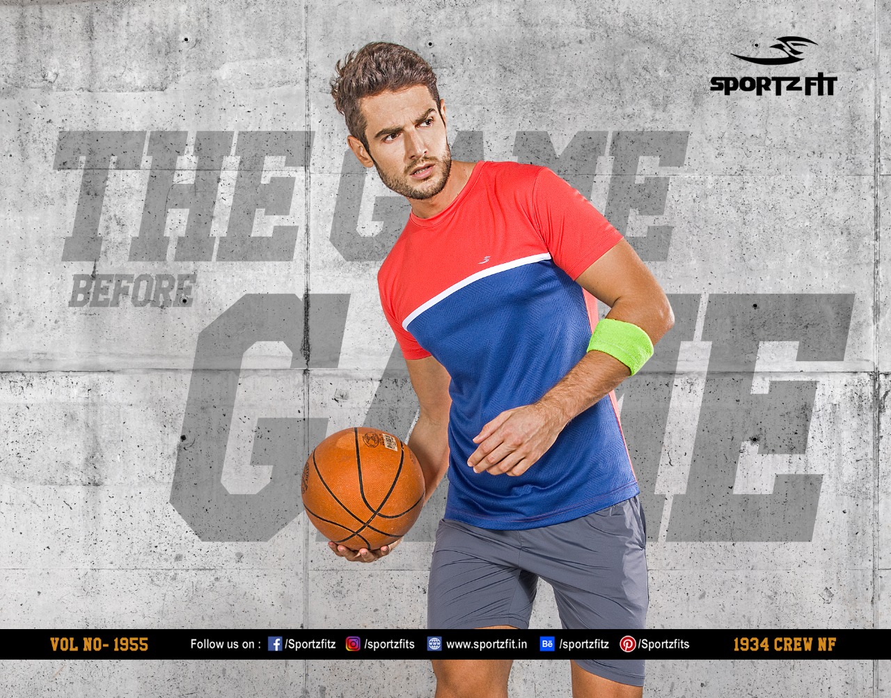 Sportzfit Drifit Round neck Double Colour T-shirt