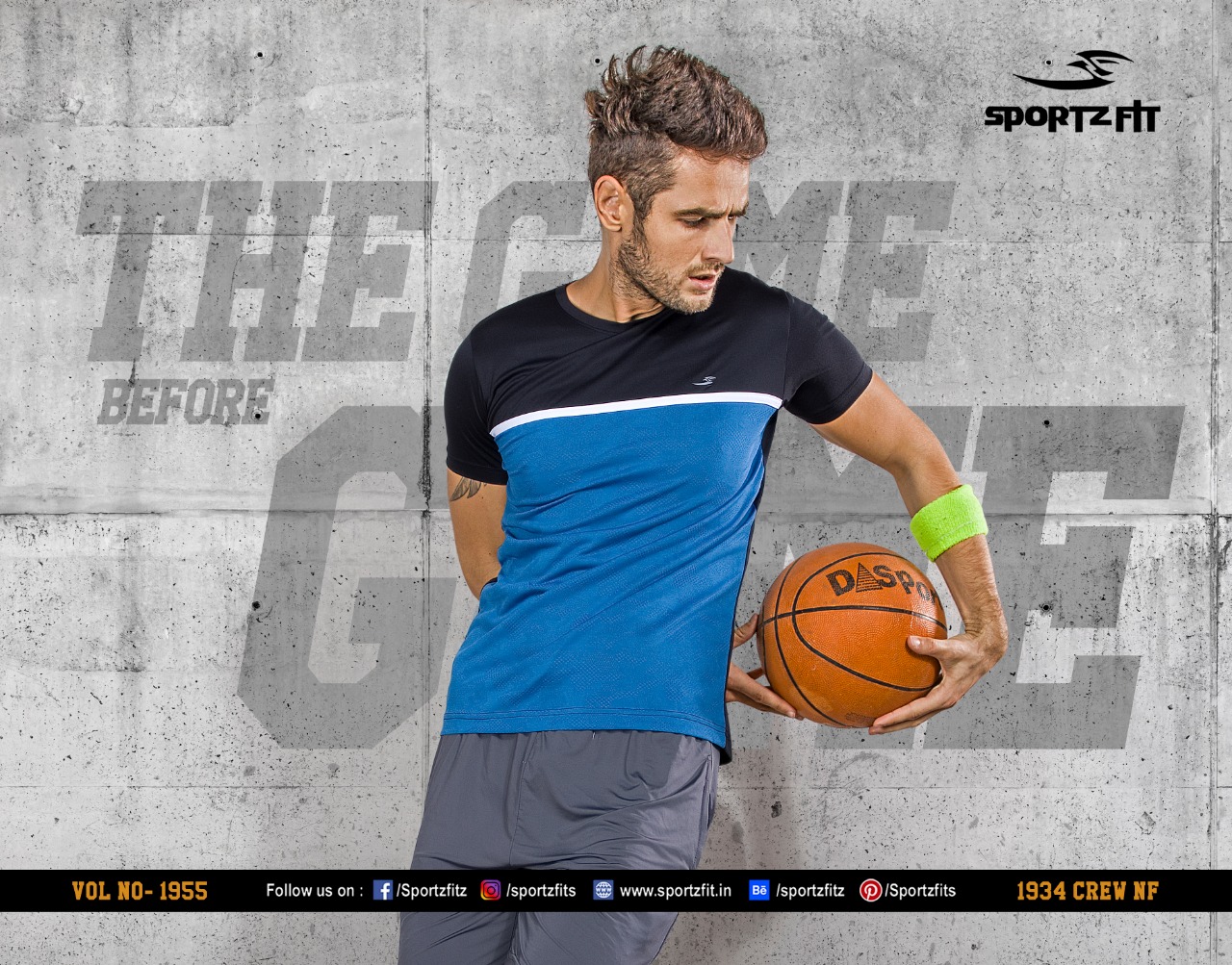 Sportzfit Drifit Round neck Double Colour T-shirt