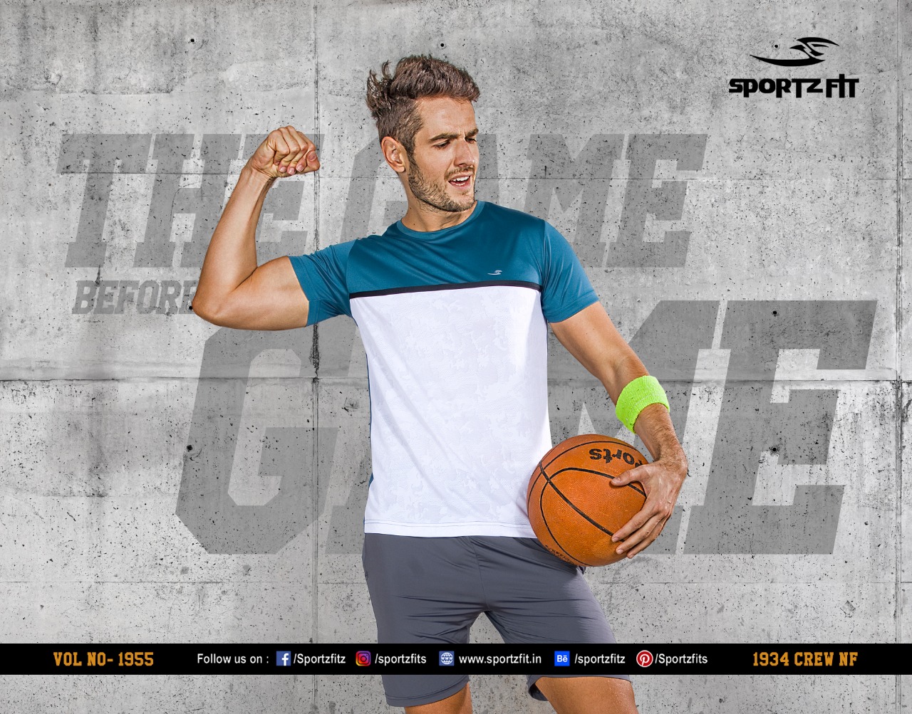 Sportzfit Drifit Round neck Double Colour T-shirt