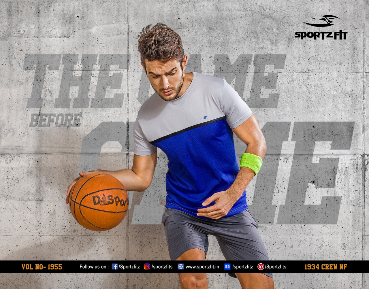 Sportzfit Drifit Round neck Double Colour T-shirt