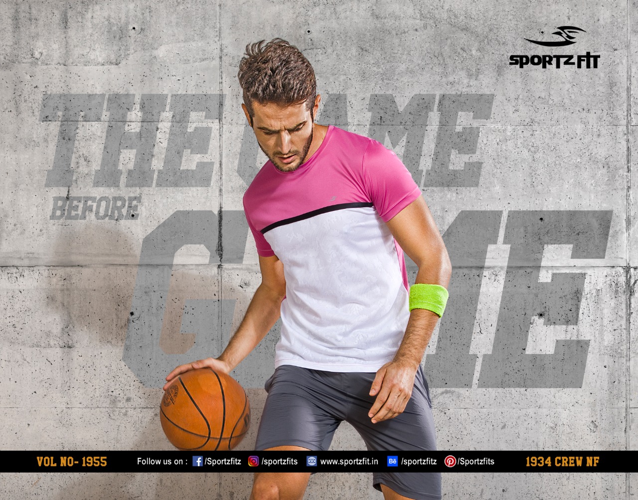 Sportzfit Drifit Round neck Double Colour T-shirt