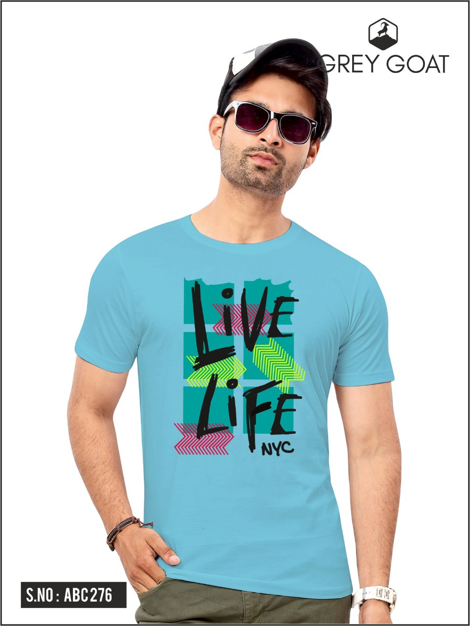 Gray Got Half Sleeve Round neck Graphic Print T-shirt