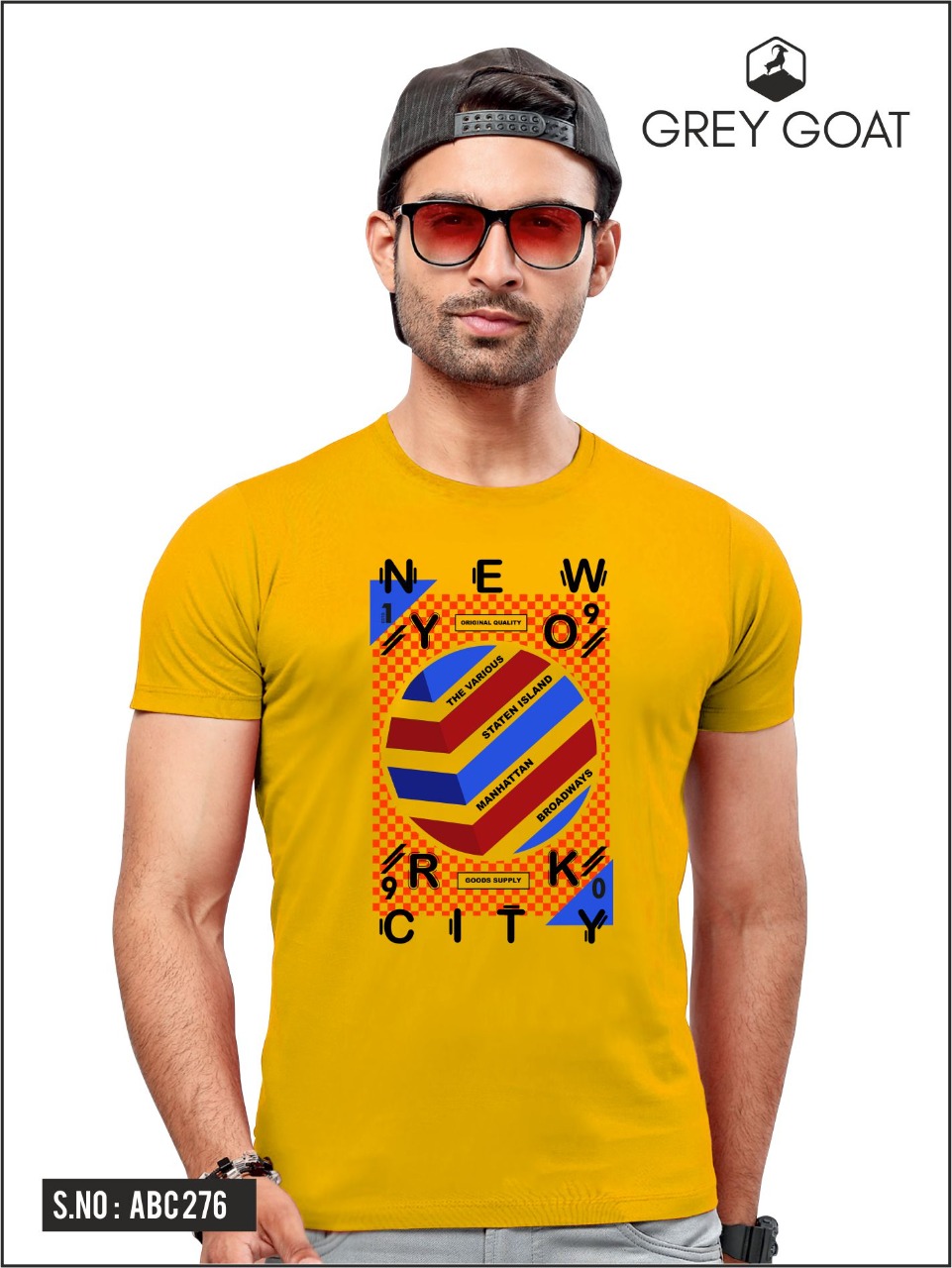 Gray Got Half Sleeve Round neck Graphic Print T-shirt
