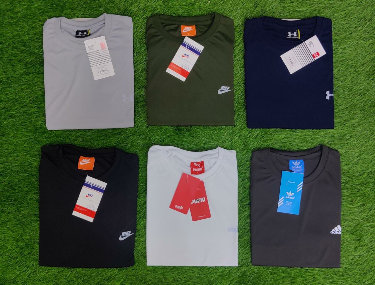 Premium DriFit Half sleeve Round neck Brand Logo T-Shirt