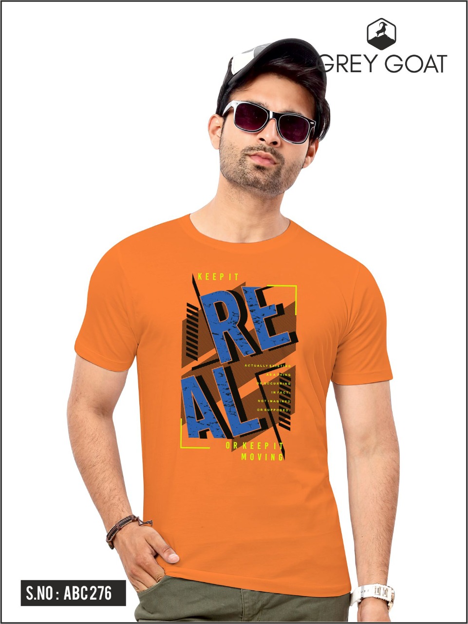 Gray Got Half Sleeve Round neck Graphic Print T-shirt
