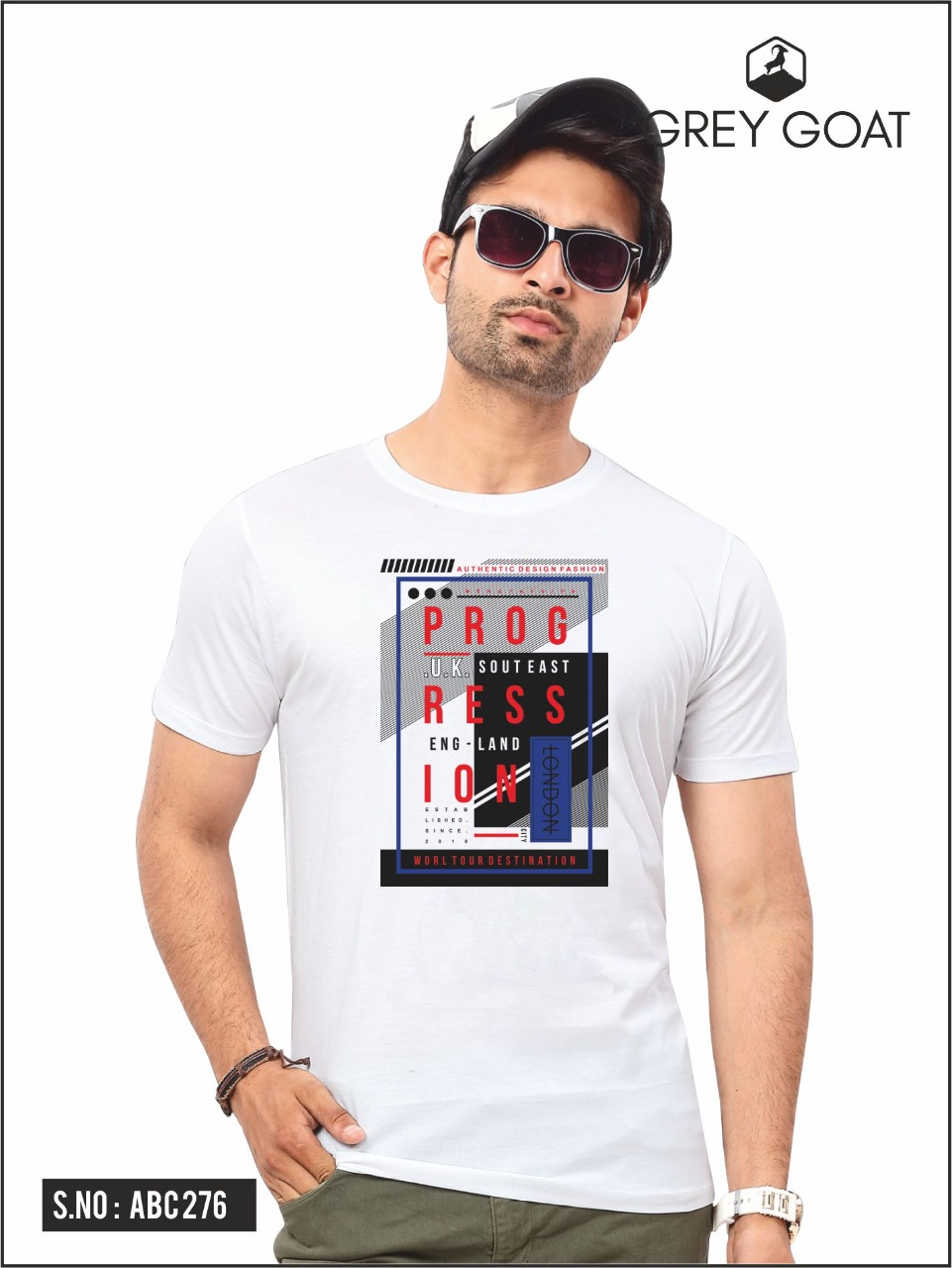 Gray Got Half Sleeve Round neck Graphic Print T-shirt