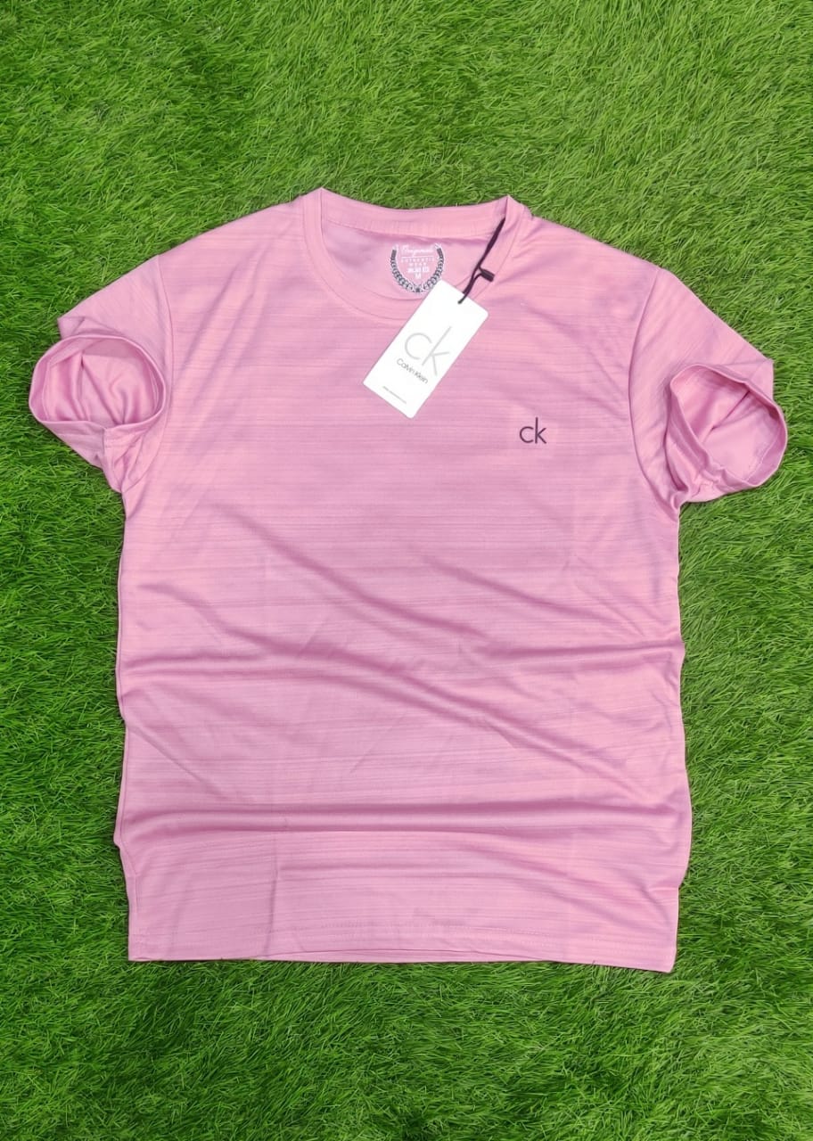 Brand Logo Crush Lycra Half Sleeve T-shirt